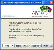 Abexo Defragmenter Pro screenshot